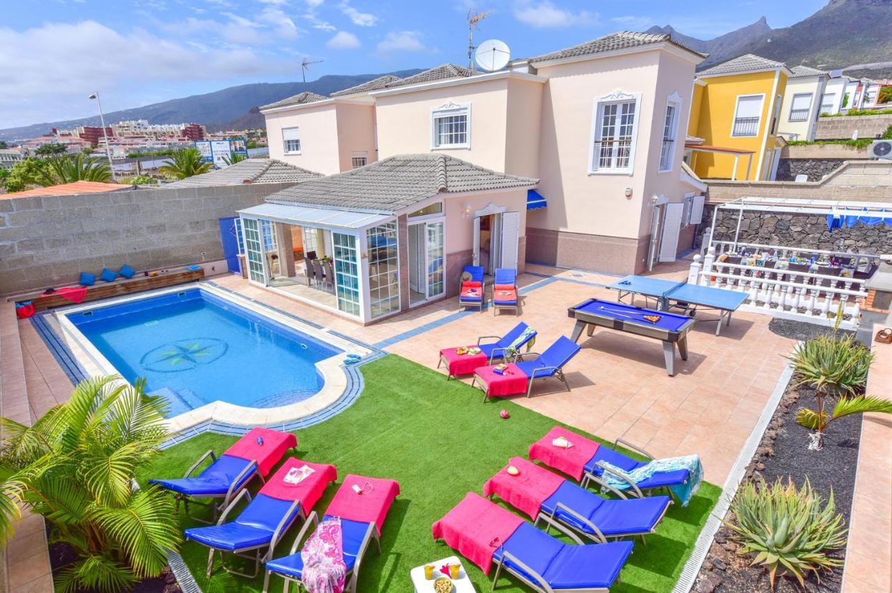 Villa Teide Sol Con Piscina Climatizada, Playa Fanabe, Costa Adeje Extérieur photo