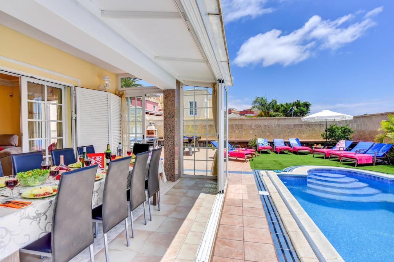 Villa Teide Sol Con Piscina Climatizada, Playa Fanabe, Costa Adeje Extérieur photo